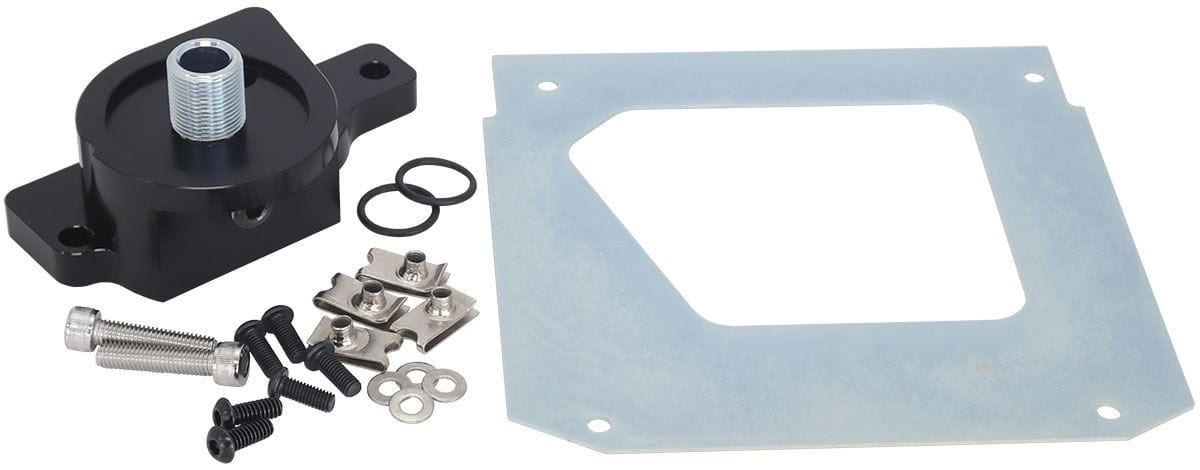 Aeroflow Performance Holds 6.65 Litres, Extra Oil Filter Clearance Aeroflow Fabricated GM LS Rear Sump Oil Pan with Oil Filter Attachment AF82-2008 SR