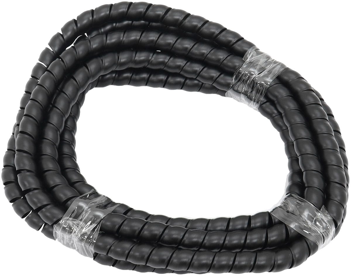 Aeroflow Performance Hose & Fittings Aeroflow 11.2mm ID Spiral Wrap Black Cover - 1 Meter Length AF91-9802 SR