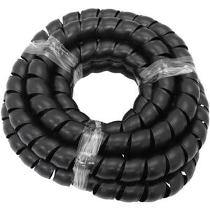 Aeroflow 23.9mm ID Spiral Wrap Black Cover - 1 Meter Length AF91-9809