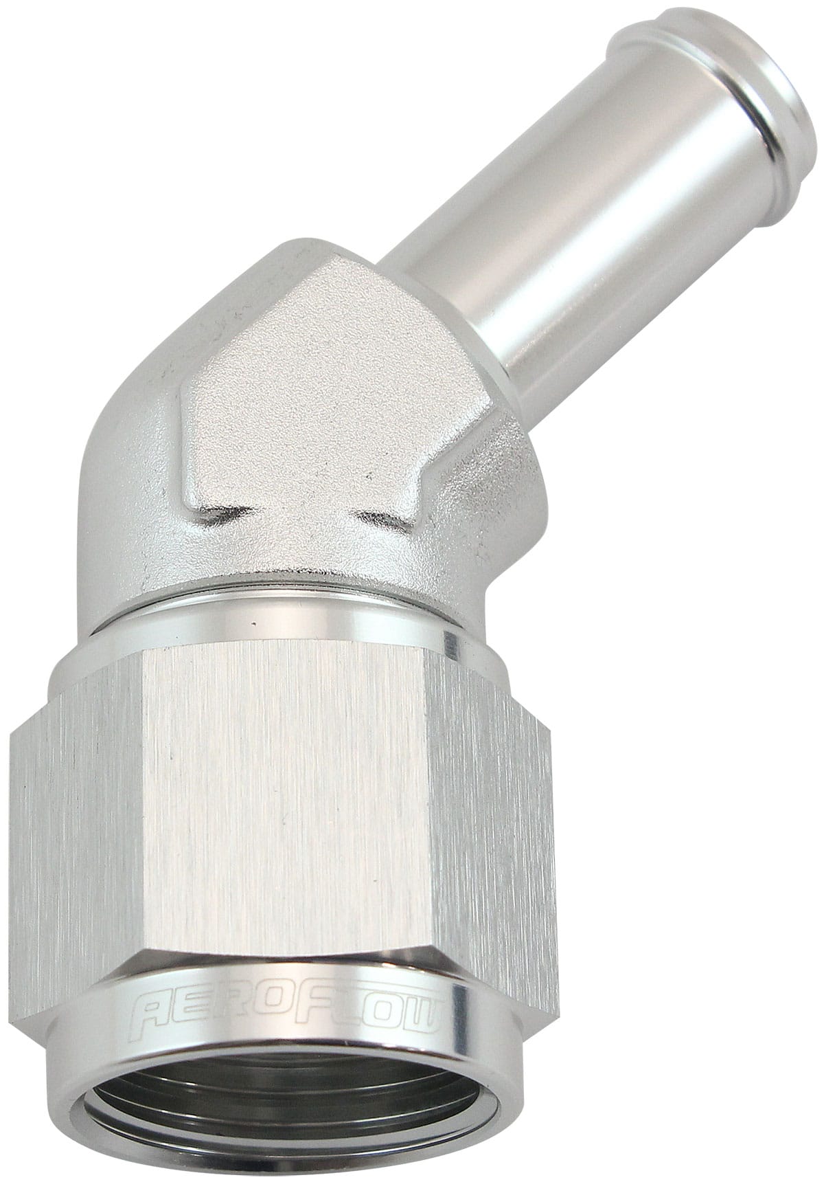 Aeroflow Performance Hose & Fittings Aeroflow 45° Hose Barb 1/2" to -10AN AF412-10-08S SR