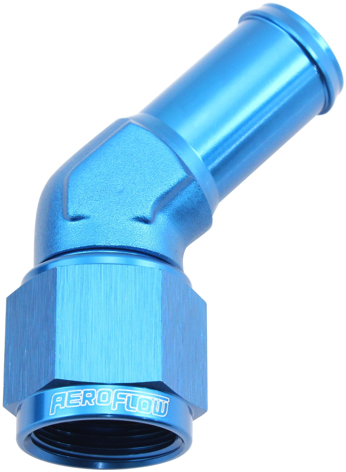 Aeroflow Performance Hose & Fittings Aeroflow 45° Hose Barb 5/8" to -8AN AF412-08-10 SR