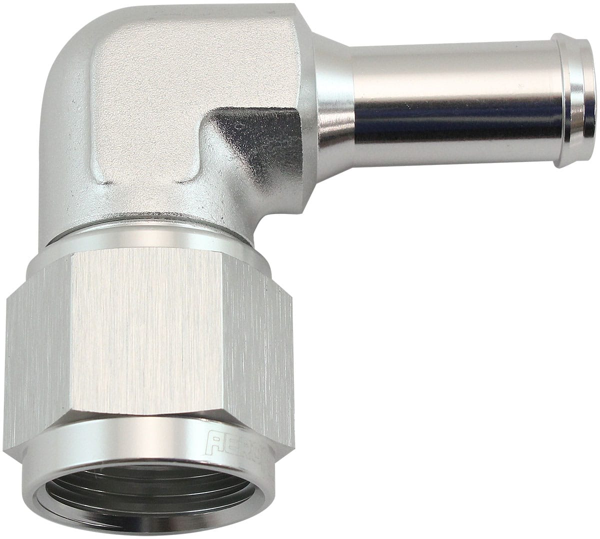 Aeroflow Performance Hose & Fittings Aeroflow 90° Hose Barb 1/2" to -10AN AF413-10-08S SR