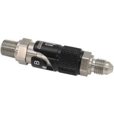 Aeroflow Performance Hose & Fittings Aeroflow Titanium Quick Release Fitting -3AN to 1/8" NPT with EPR Seals AFQR106-03 SR