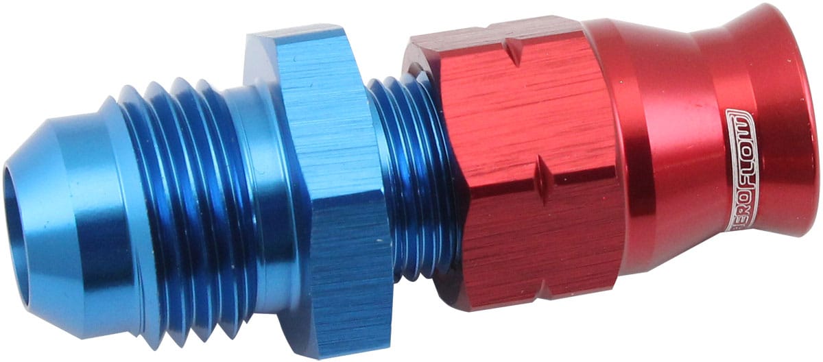 Aeroflow Performance Hose & Fittings Aeroflow Tube to Male AN Adapter 1/4" to -6AN AF108-06-04 SR