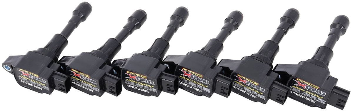 Aeroflow Performance Ignition AF4020-8299 Ignition Coil-on-Plug Coil Pack Hitachi Style R35 GTR Direct Fit, Sold Single. SR