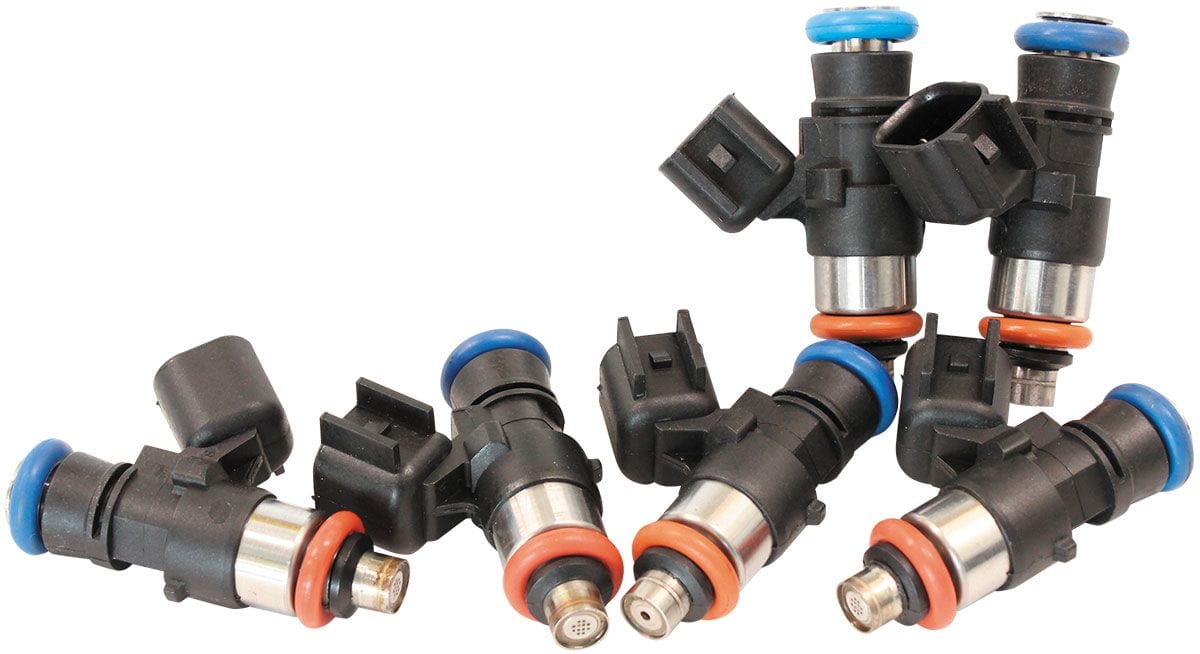Aeroflow Performance Injectors 6 Aeroflow 850cc EV14 Short USCAR Fuel Injector, 850 cc/min @ 3 bar (43psi) SR