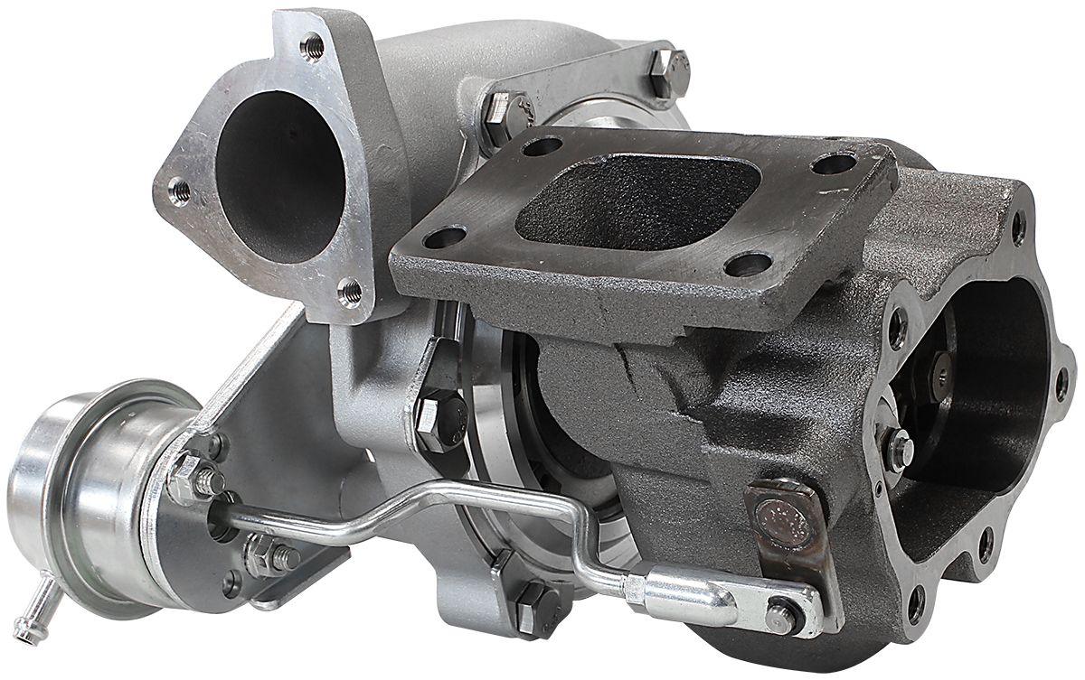 Aeroflow Performance Internal Wastegate, T25 / T28 Inlet Flange, 5-Bolt Exhaust Flange Aeroflow BOOSTED 4647 NISSAN .84 Turbocharger 440HP, Hi Temp Black Finish AF8005-2003 SR