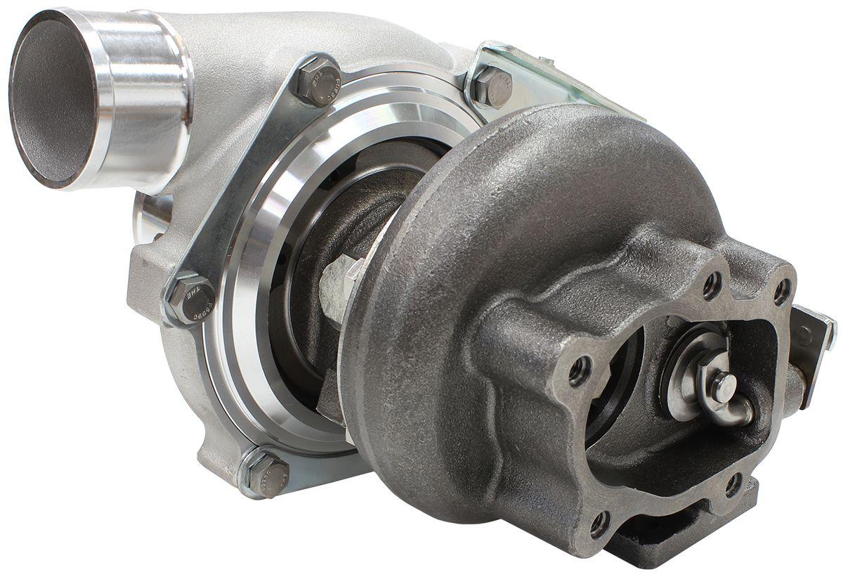 Aeroflow Performance Internal Wastegate, T25 / T28 Inlet Flange, 5-Bolt Exhaust Flange Aeroflow BOOSTED 5447 .86 Turbocharger 495HP, Natural Cast Finish AF8005-2006 SR