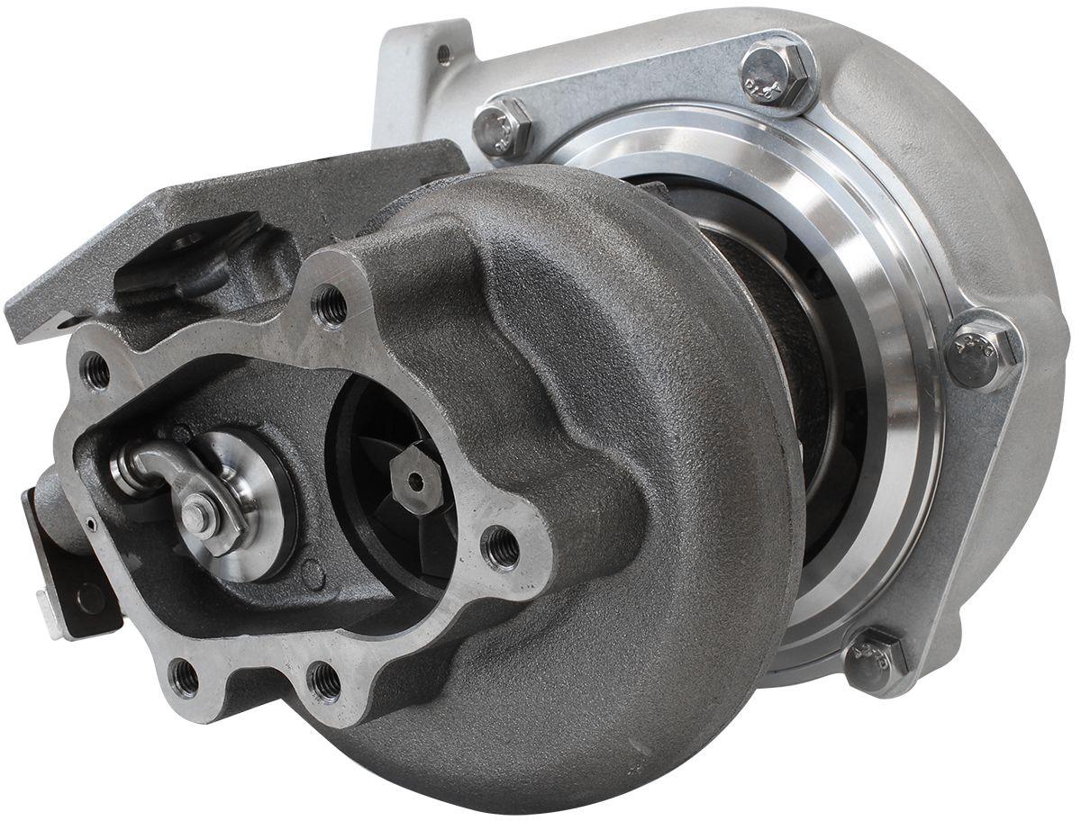 Aeroflow Performance Internal Wastegate, T25 / T28 Inlet Flange, 5-Bolt Exhaust Flange Aeroflow BOOSTED 5447 NISSAN .86 Turbocharger 525HP, Hi Temp Black Finish AF8005-2008 SR