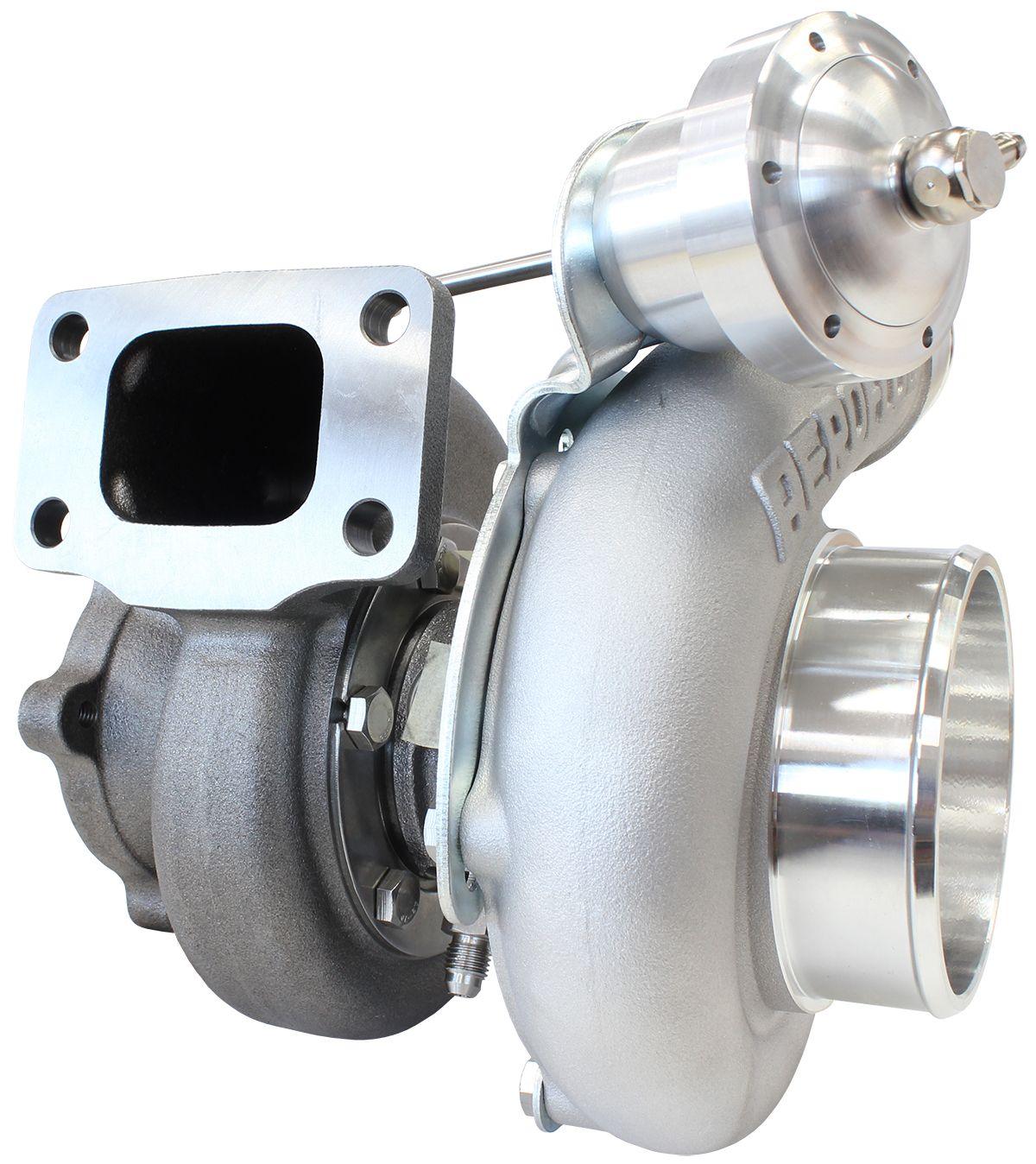 Aeroflow Performance Internal Wastegate, T3 Inlet Flange, BA-BF XR6 5-Bolt Exhaust Flange Aeroflow BOOSTED 6762 XR6 1.06 Turbocharger 1000HP, Natural Cast Finish AF8005-3019 SR