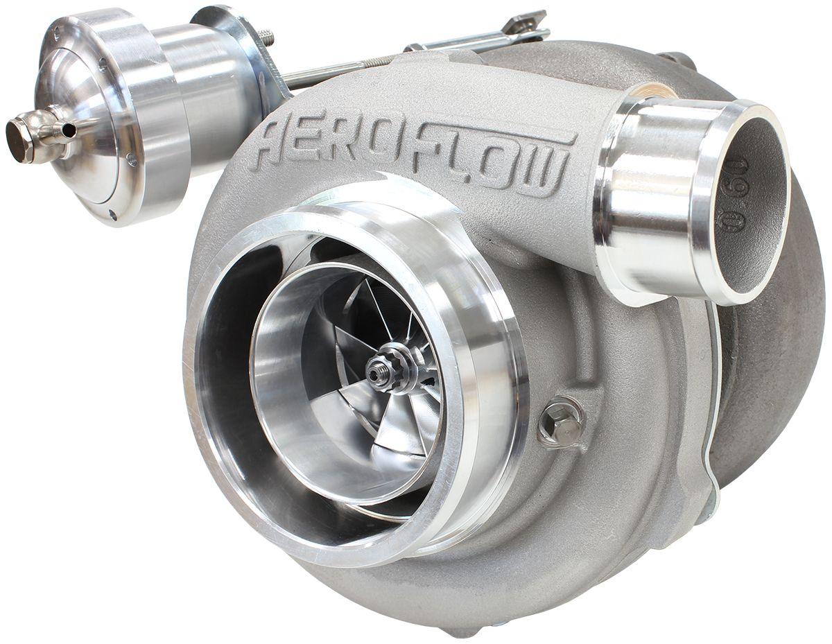 Aeroflow Performance Internal Wastegate, T3 Inlet Flange, FG XR6 5-Bolt Exhaust Flange Aeroflow BOOSTED 5862 XR6 1.06 Turbocharger 750HP, Natural Cast Finish AF8005-3013 SR