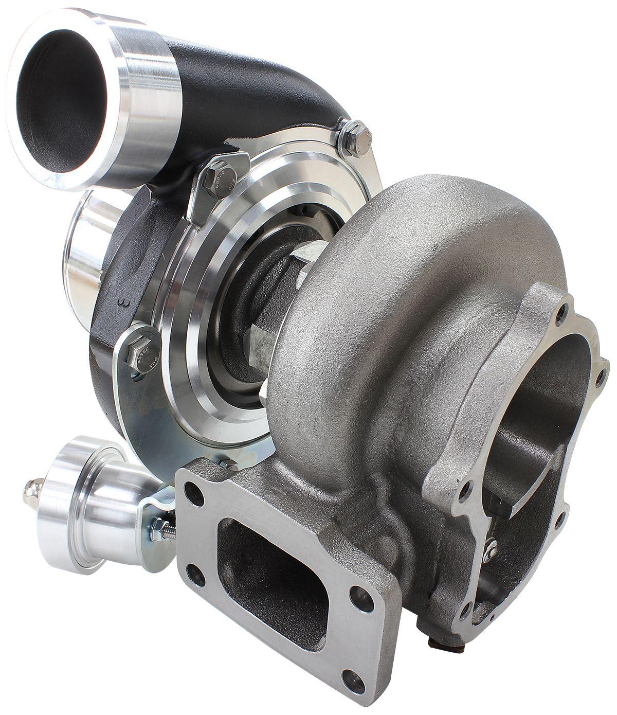 Aeroflow Performance Internal Wastegate, T3 Inlet Flange, FG XR6 5-Bolt Exhaust Flange Aeroflow BOOSTED 6662 XR6 1.06 Turbocharger 825HP, Hi Temp Black Finish AF8005-3024BLK SR