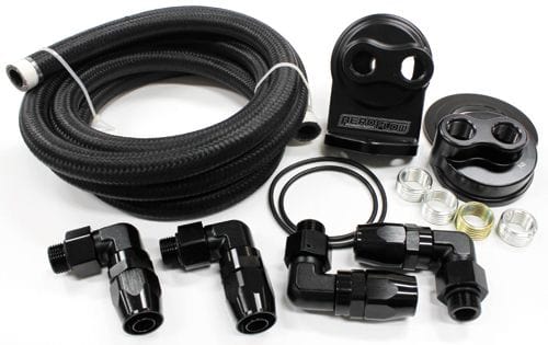 Aeroflow Performance Oil Systems AF64-2042 Single Billet Oil Filter Remote Mount Kit AF64-2042 SR