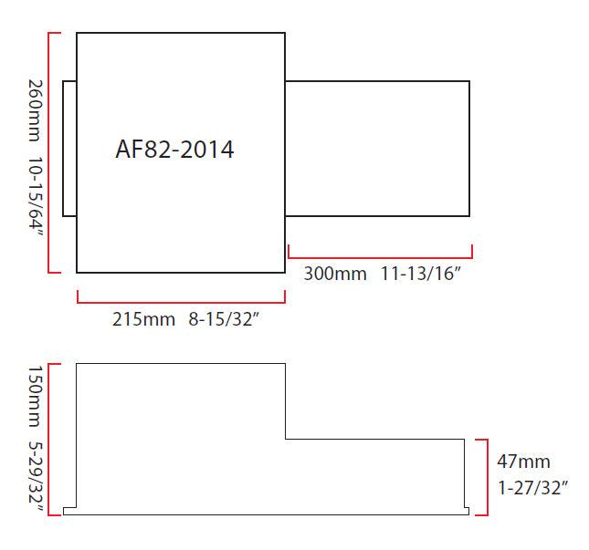 Aeroflow Performance Oil Systems AF82-2014 Fabricated LS Rear Sump Conversion Oil Pan - Suits LS Series Chev into Holden HQ-WB, 1968-72 Nova, 1965-72 Chevelle and 1967-69 Camaro SR