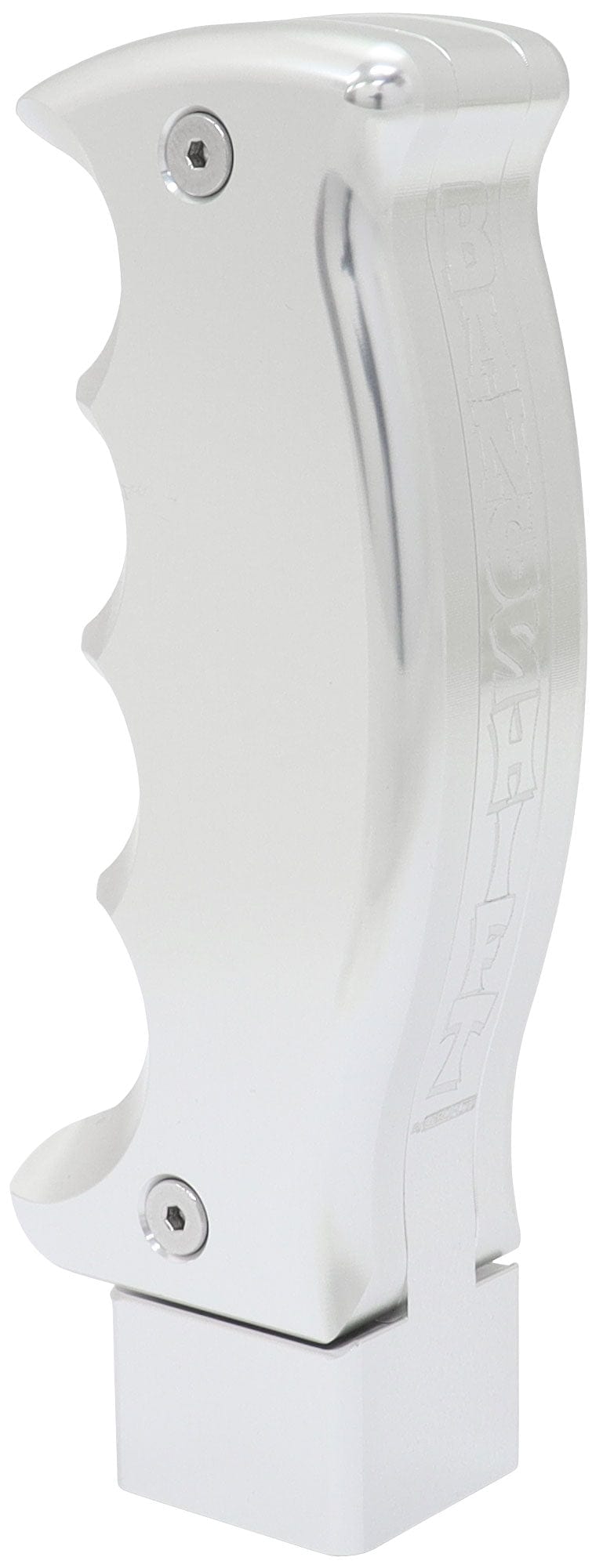 Aeroflow Performance PISTOL SILVER GEAR KNOB MANUAL (AF72-9901) SR