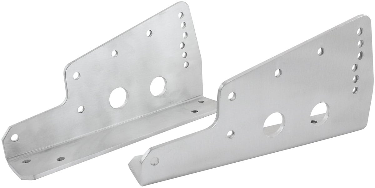 Aeroflow Performance Safety Equipment Aeroflow Pro Street Aluminium Race Seat Lower Floor MountingBrackets AF93-0001 SR