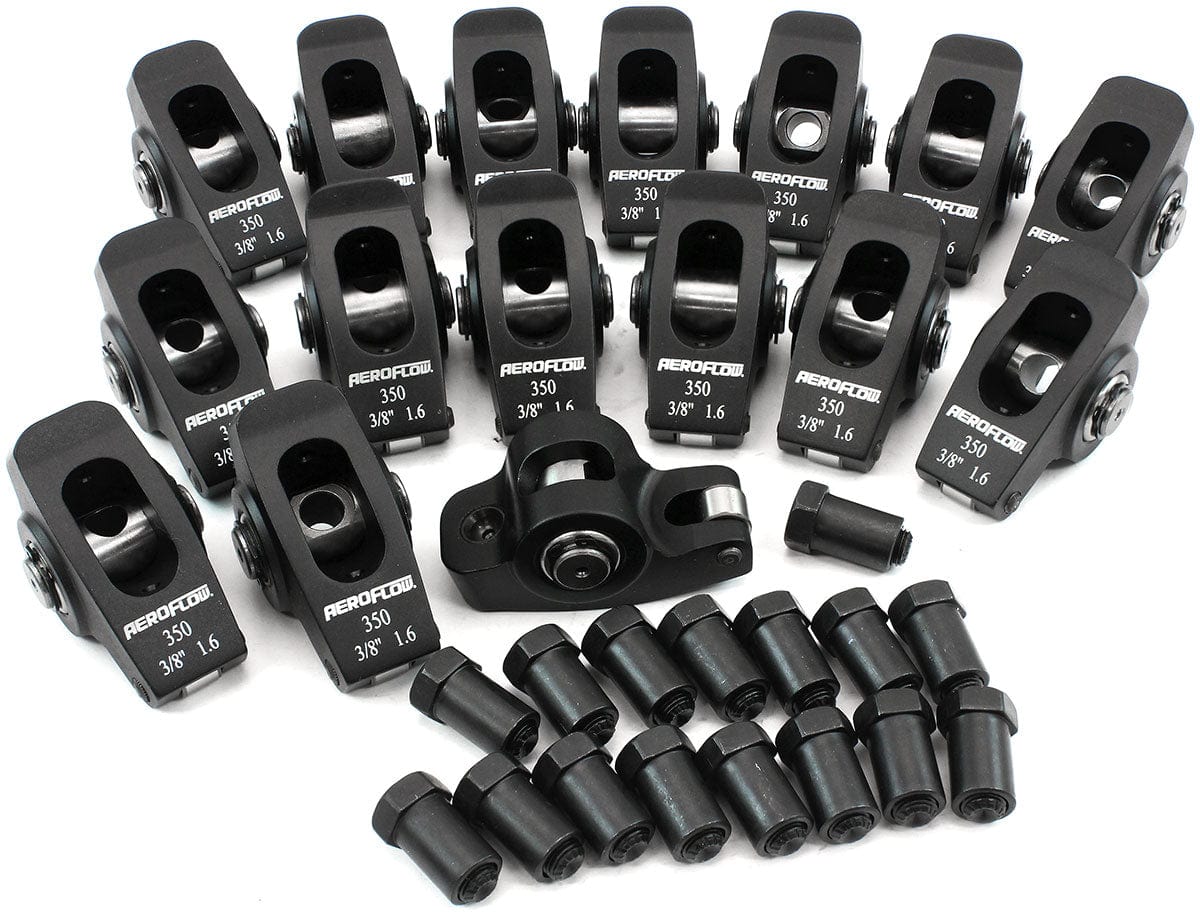 Aeroflow Performance SBC ROCKER ARMS 3/8" STUD 1.6 (AF95-1102) SR