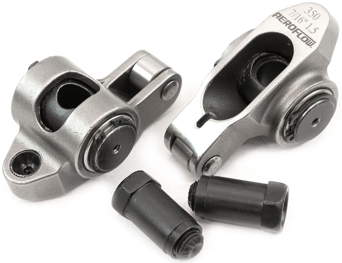 Aeroflow Performance SBC S/S ROCKER ARMS 7/16" STUD (AF95-1205-2) SR