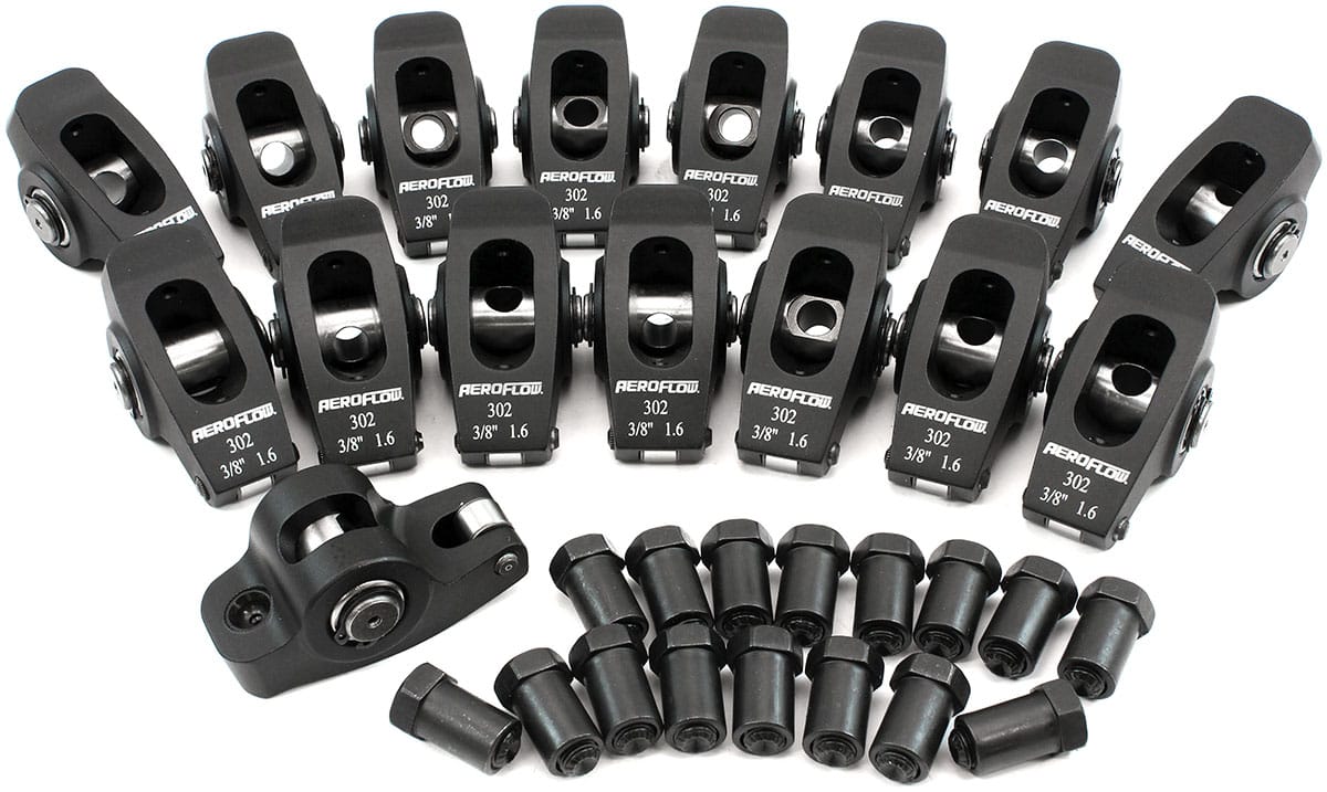 Aeroflow Performance SBF ROCKER ARMS 3/8" STUD 1.6 (AF95-1120) SR