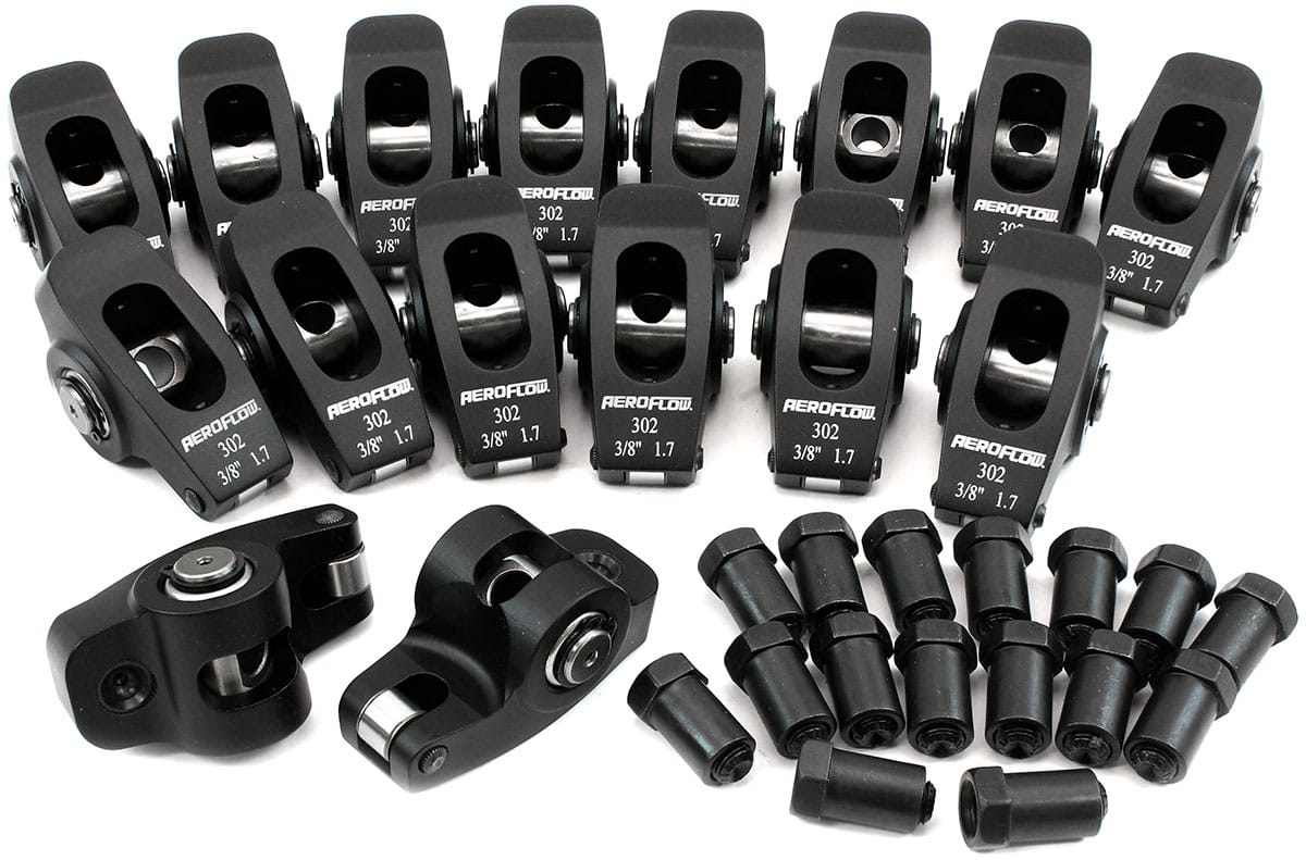 Aeroflow Performance SBF ROCKER ARMS 3/8" STUD 1.7 (AF95-1121) SR