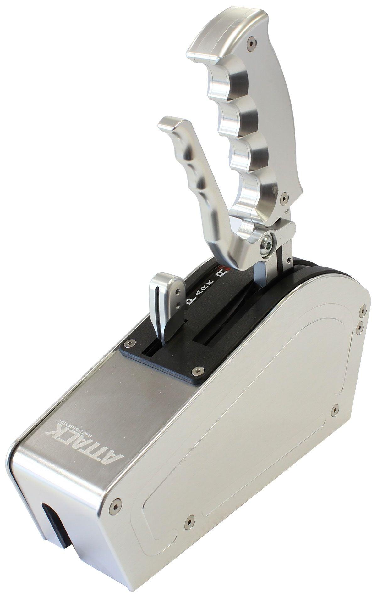 Aeroflow Performance Silver Finish Aeroflow Bang Shift ATTACK 3 Speed Reverse Pattern Gate Shifter AF72-9022 SR