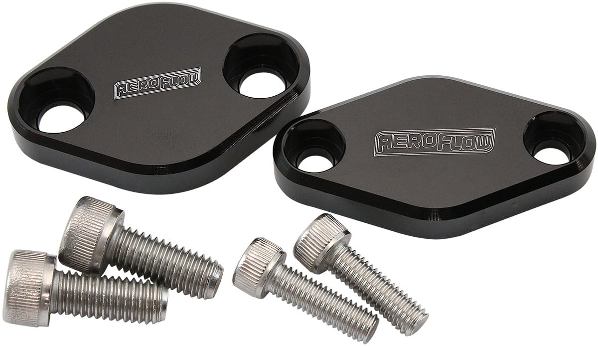 Aeroflow Performance SUBARU AIR PUMP DELETE PLATES SR