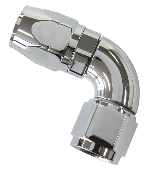 Aeroflow Performance Suits 100 & 450 Series Hose CLEARANCE Aeroflow 880 Elite Series Full Flow Cutter Swivel 90° Hose End -16AN AF883-16 SR