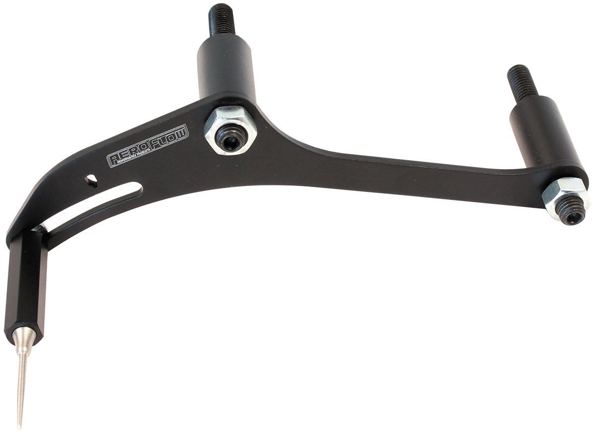 Aeroflow Performance Suits 6.75" and 7.50" Harmonic Balancer, Black Finis h Aeroflow Billet GM LS1 Timing Pointer AF64-2160BLK SR