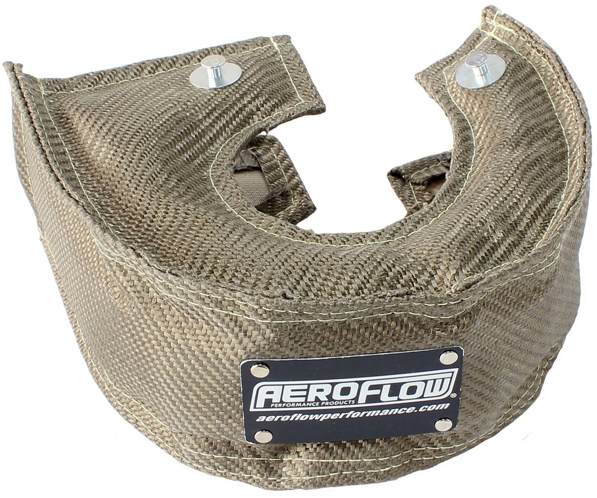 Aeroflow Performance Turbo Accessories AF91-8006 Titanium Turbo Bag / Blanket (Laser Cut S/S Logo) - Suit GT25/GT28 Internal Gate SR