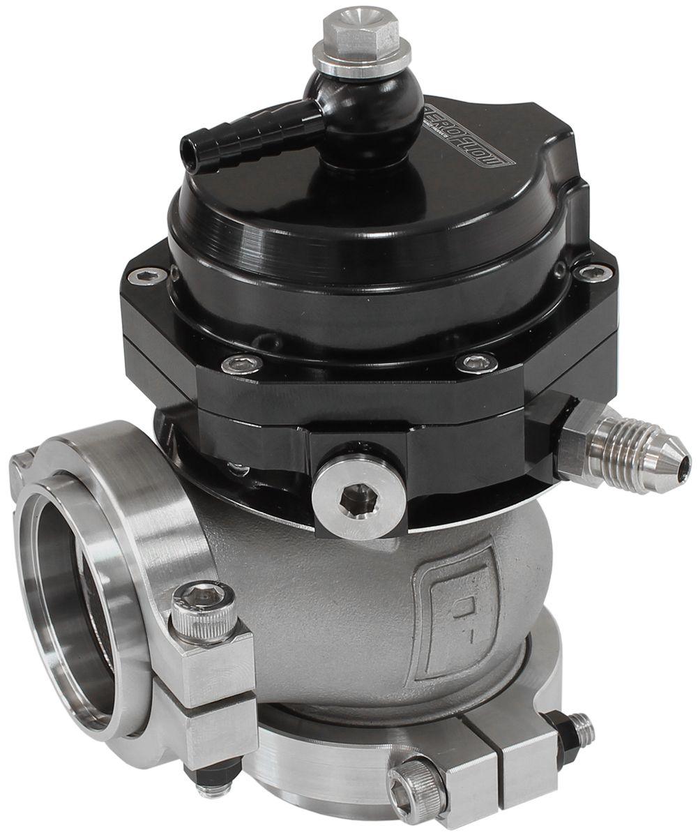Aeroflow Performance Turbo Accessories AF9552-1000 38mm External Wastegate - Black 14 PSI (1 Bar) AF9552-1000 SR