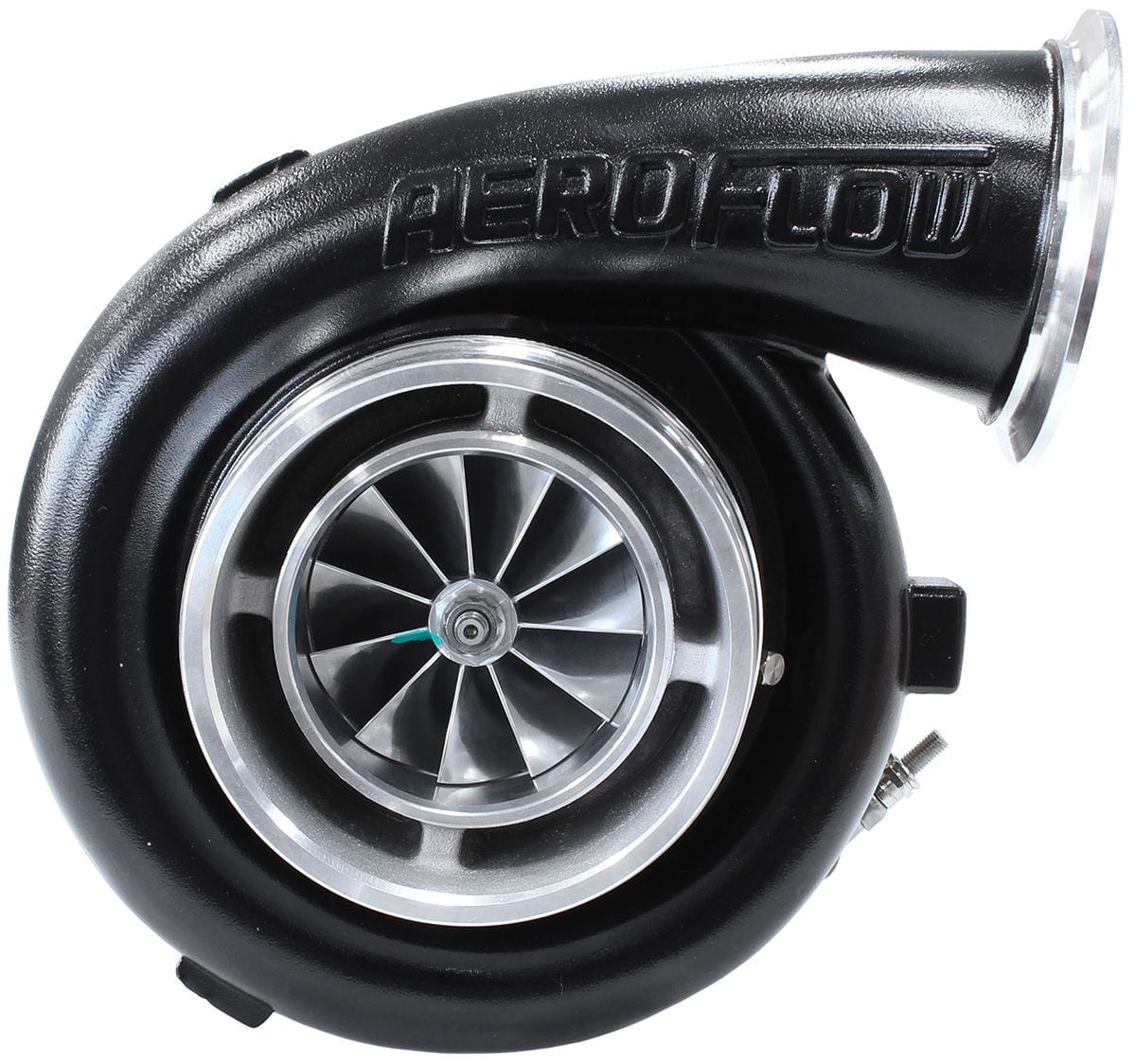 Aeroflow Performance Turbos Black BOOSTED 8077 V-Band 1.16 Turbocharger 1250HP AF8005-4015 SR