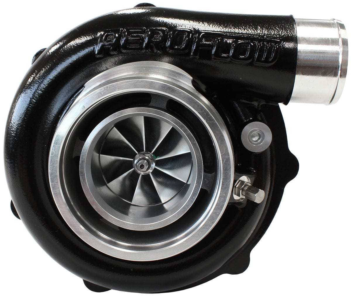 Aeroflow Performance Turbos Black BOOSTED B5855 1.01 VBAND FLANGV-BAND OUTLET G30 770 NATURAL SR