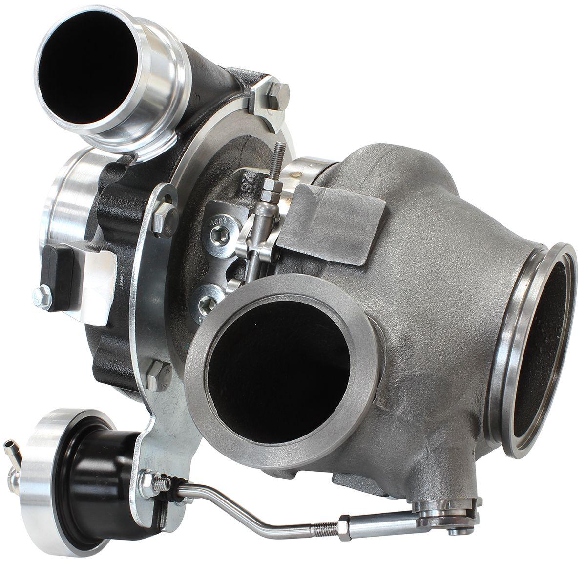 Aeroflow Performance Turbos Black BOOSTED TURBO 4849.72 V BAND FLANGE V BAND OUTLET G25-550 NAT IWG SR