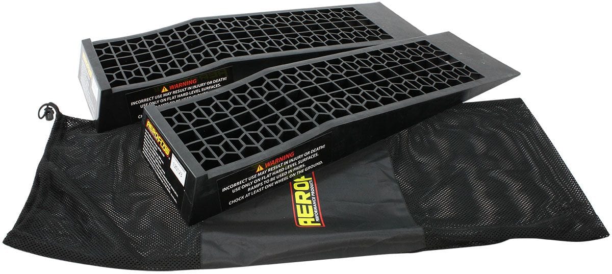 Aeroflow Performance With Mesh Storage Bag CLEARANCE Aeroflow Low Profile Car Ramps (Pair) AF98-2109 SR