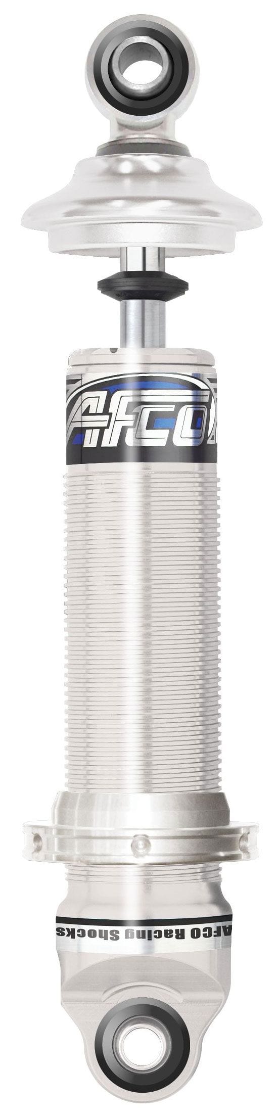 AFCO Polished Billet, Threaded Body, 7" Stroke, 5/8" ID Polyurethane Bush AFCO Aluminium Hot Rod Shock Absorber AFC1370SRBT SR