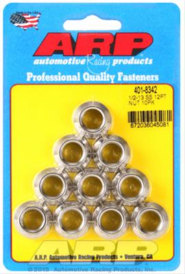 ARP ARP 1/2-13 SS 12pt nut kit (401-8342) SR
