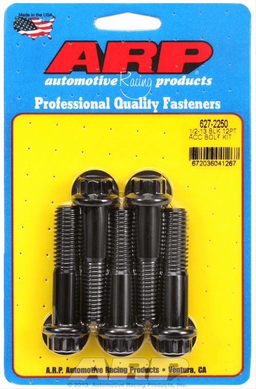 ARP ARP 1/2"-13 x 2.250 12pt black oxide bolts (627-2250) SR