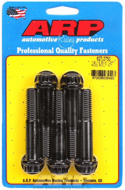 ARP ARP 1/2"-13 x 2.750 12pt black oxide bolts (627-2750) SR
