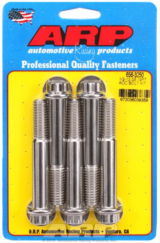 ARP ARP 1/2"-13 x 3.250 12pt SS bolts (656-3250) SR