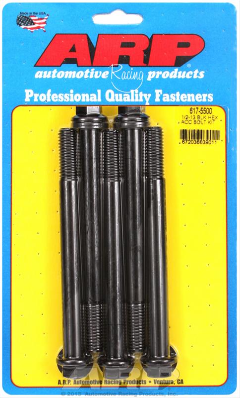 ARP ARP 1/2"-13 x 5.500 hex black oxide bolts (617-5500) SR
