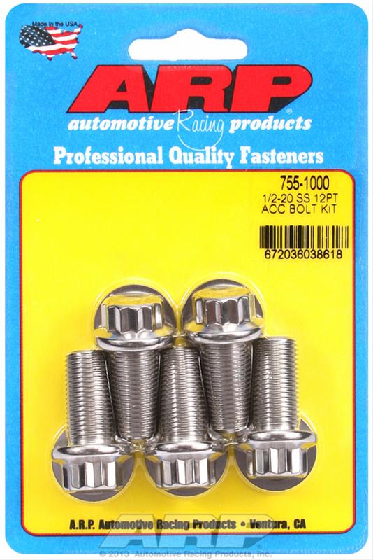 ARP ARP 1/2"-20 x 1.000 12pt SS bolts (755-1000) SR