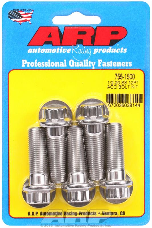ARP ARP 1/2"-20 x 1.500 12pt SS bolts (755-1500) SR