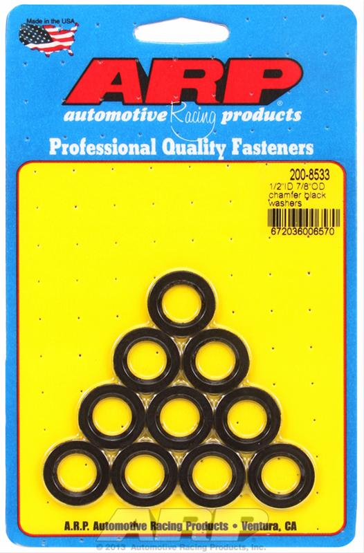 ARP ARP 1/2"ID 7/8"OD chamfer black washers (200-8533) SR