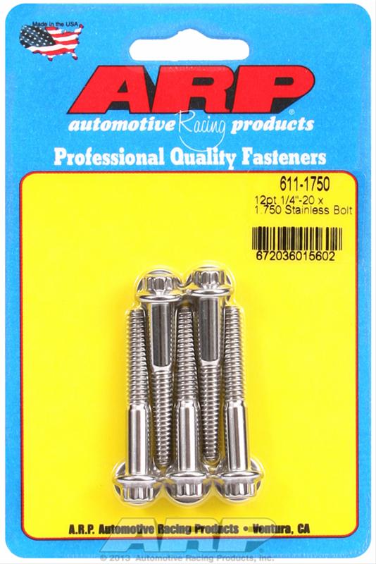 ARP ARP 1/4"-20 x 1.750 12pt SS bolts (611-1750) SR