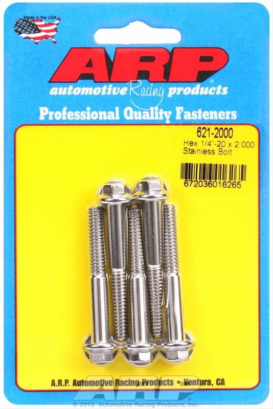 ARP ARP 1/4"-20 x 2.000 hex SS bolts (621-2000) SR