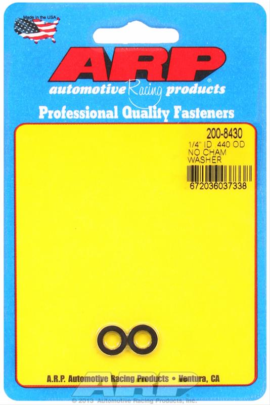 ARP ARP 1/4"ID .440"OD no chamfer black washers (200-8430) SR