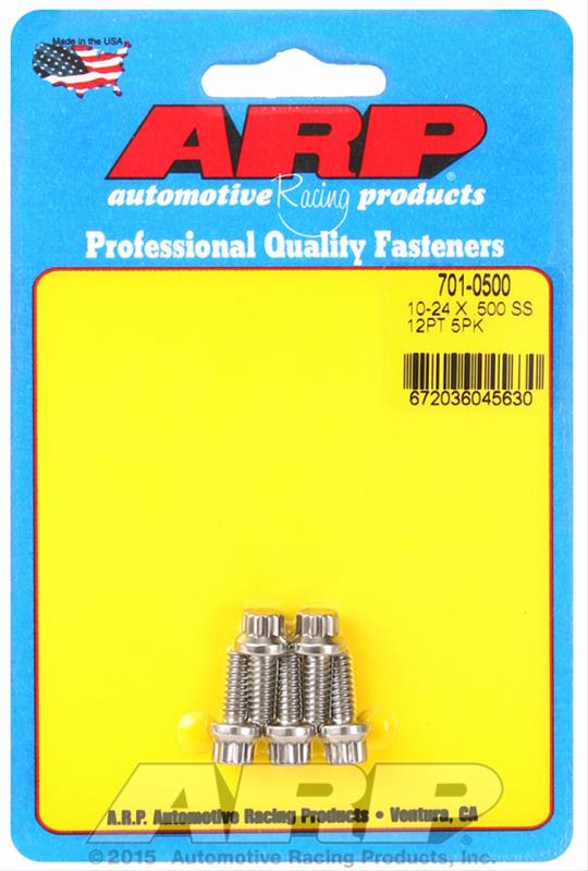 ARP ARP 10-24 x .500 12pt SS bolts (701-0500) SR