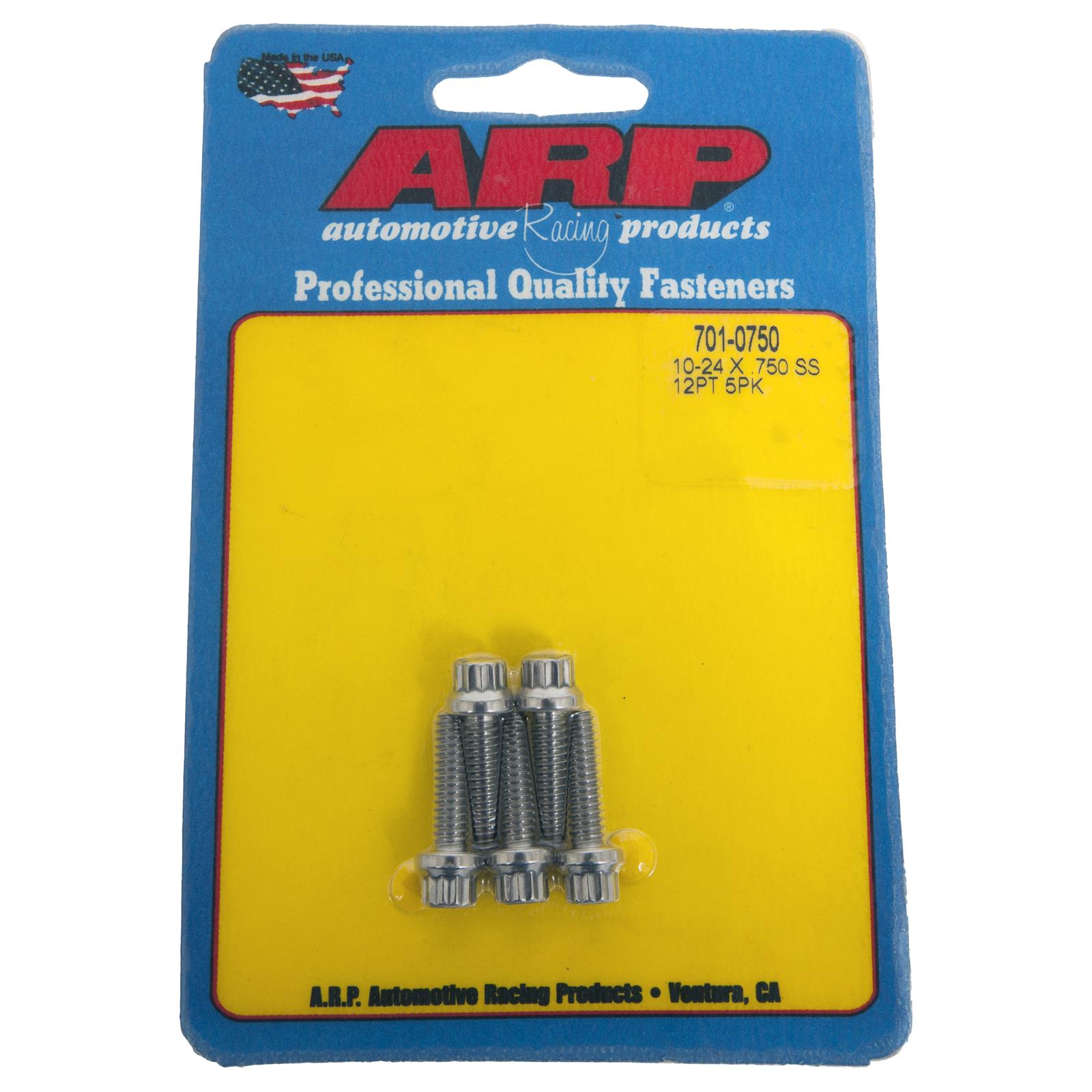 ARP ARP 10-24 x .750 12pt SS bolts (701-0750) SR