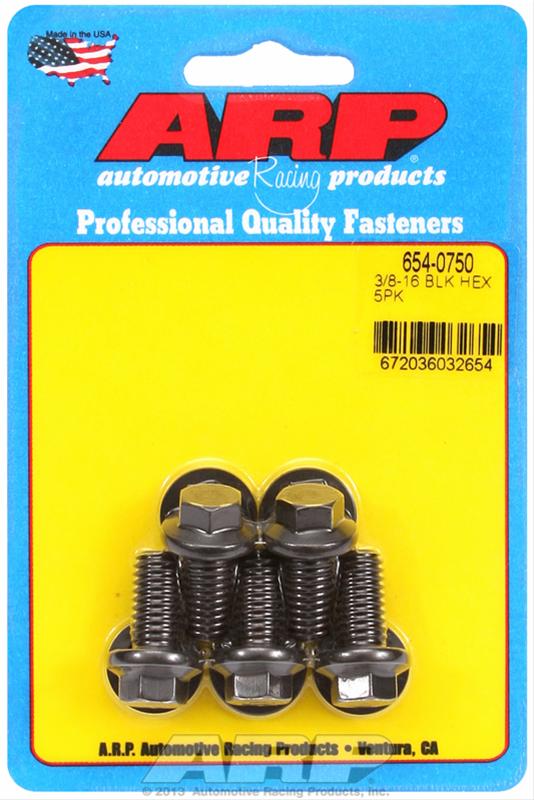 ARP ARP 3/8"-16 x 0.750 hex 7/16 wrenching black oxide bolts (654-0750) SR