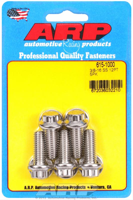 ARP ARP 3/8"-16 x 1.000 12pt 7/16 wrenching SS bolts (615-1000) SR